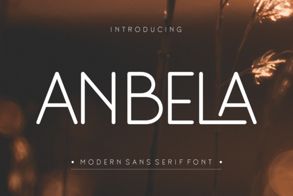 Anbela: A Modern Sans Serif for Web Design