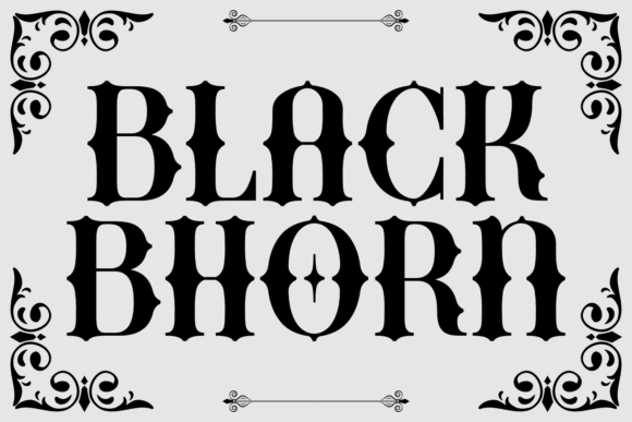Black Bhorn Font Review
