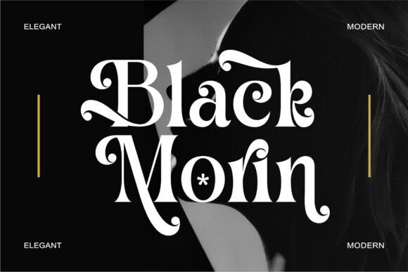 Black Morin: A Stylish Serif for Web Design