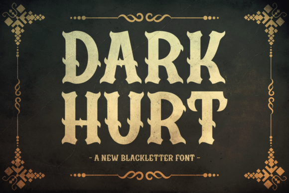 Dark Hurt Font for Bold Branding
