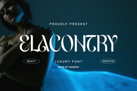 Elacontry: A Serif Font for Real-World Design