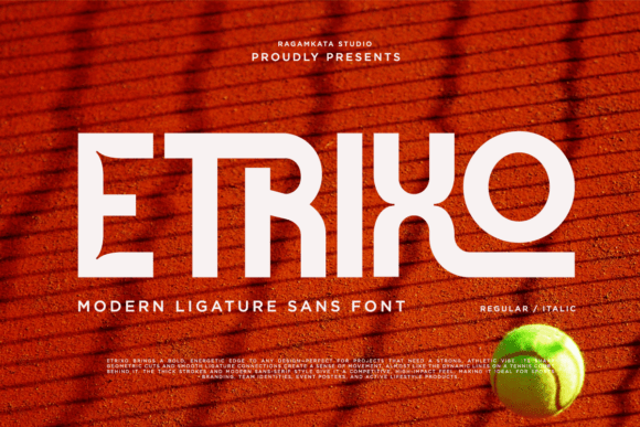 Etrixo: A Modern Sans Serif for Designers