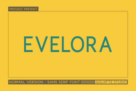 Evelora: A Bold Sans Serif for Clear Campaigns