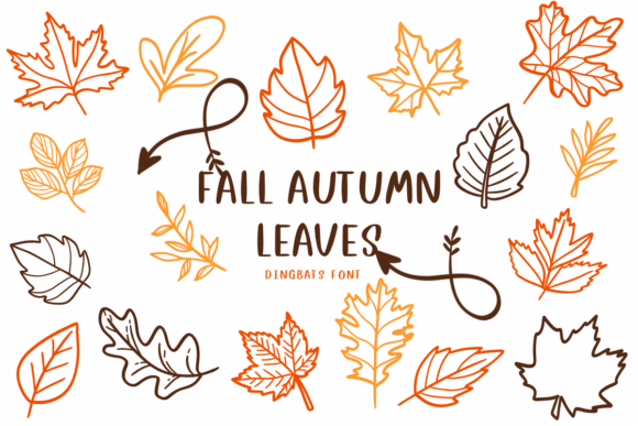 Fall Autumn Leaves Font