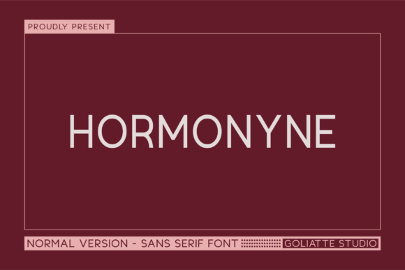 Hormonyne: Modern Font for Digital Marketing