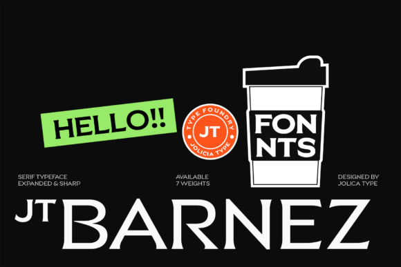 Jt Barnez: A Refined Hybrid Typeface