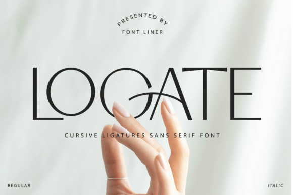 Logate: Elegant Serif for Creative Projects