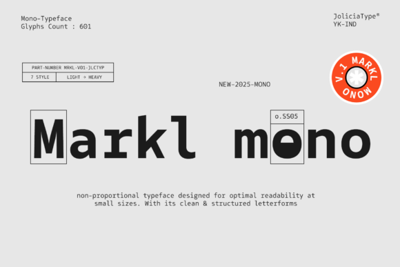 Markl Mono: A Bold Sans Serif for Real-World Design