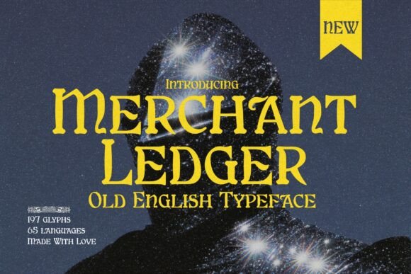 Merchant Ledger Font for Editorial Design