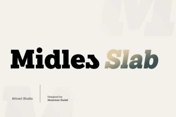 Midles Slab: A Bold Font for Business