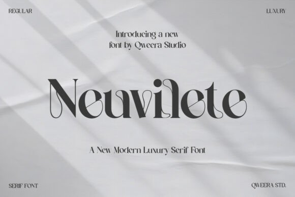 Neuvilete: A Serif Font for Elegant Web Design