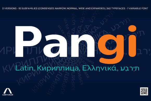 Pangi Regular: A Modern Sans Serif for Web Design