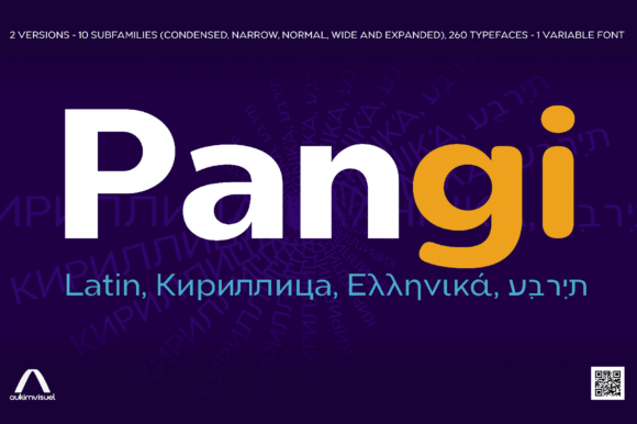Pangicond Regular: A Geometric Font for Modern Design