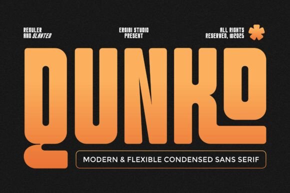 Qunko: A Modern Font for Creative Makers