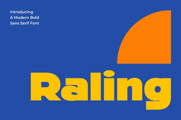Raling: A Modern Sans Serif for Clear Design