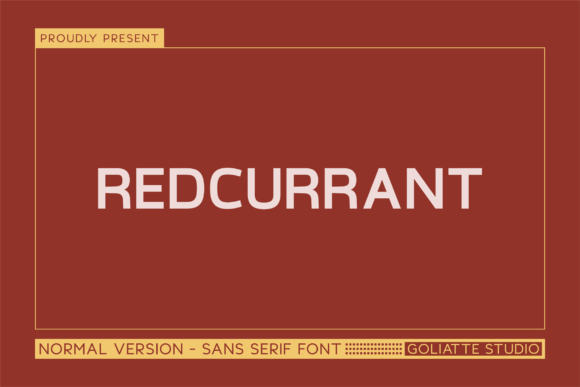 Redcurrant Font: Modern Typography for Makers