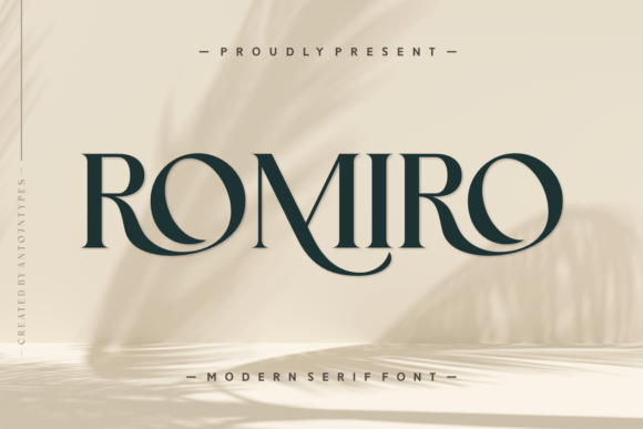 Romiro: A Serif Font for Creative Makers