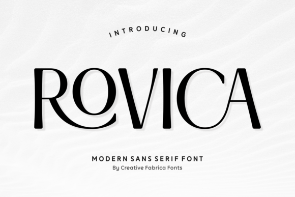 Rovica: A Bold Sans Serif for Modern Campaigns