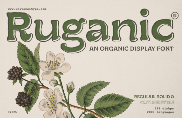 Ruganic: A Handmade Font