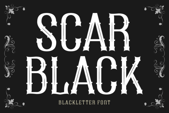 Scar Black Font Review