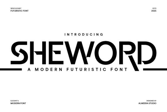 Sheword: A Futuristic Font for Modern Web Design