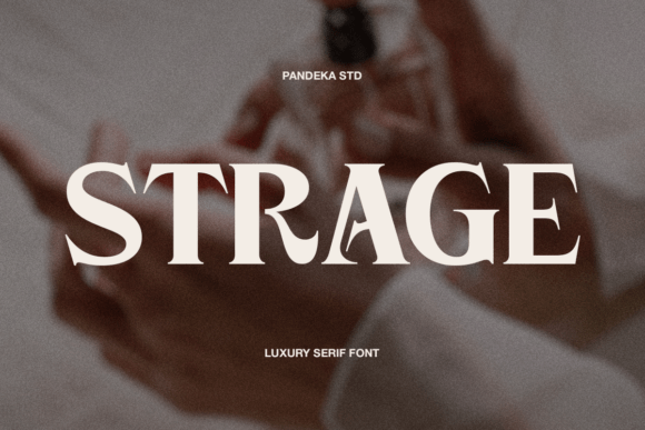 Strage: A Font for Premium Campaigns