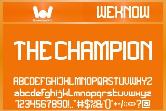 The Champion: A Font for Clear Communication