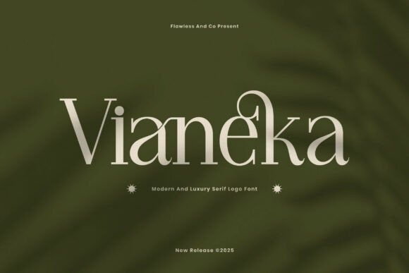 Vianeka: A Modern Luxury Serif Font
