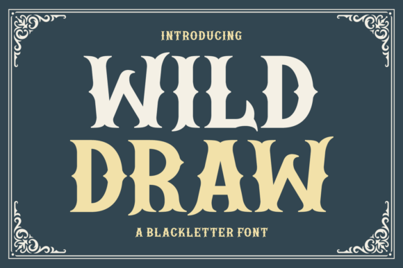 Wild Draw Font for Business Branding